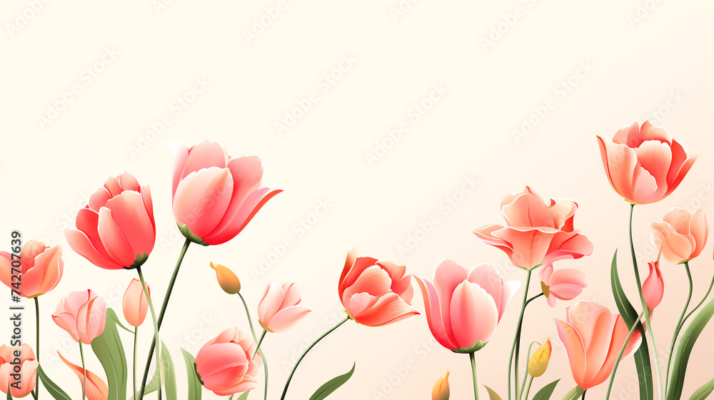Tulips. Bright tulips. Beautiful tulips in the springtime. Colorful tulip flower. Beautiful tulips. Tulips. Bright tulips. Beautiful tulips in the springtime. Colorful tulip flower. Beautiful tulips.