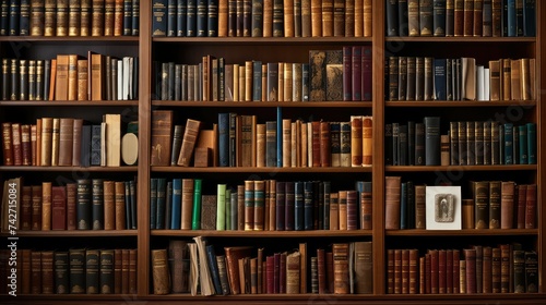 literature library book shelf