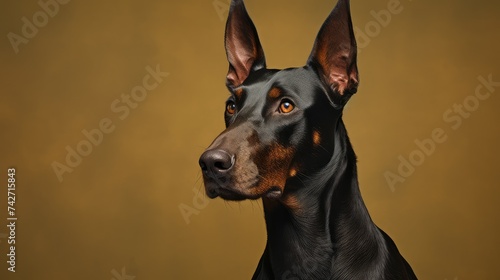 pet dog solid background