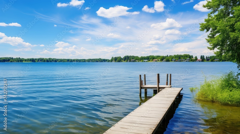 Fototapeta premium summer chautauqua lake