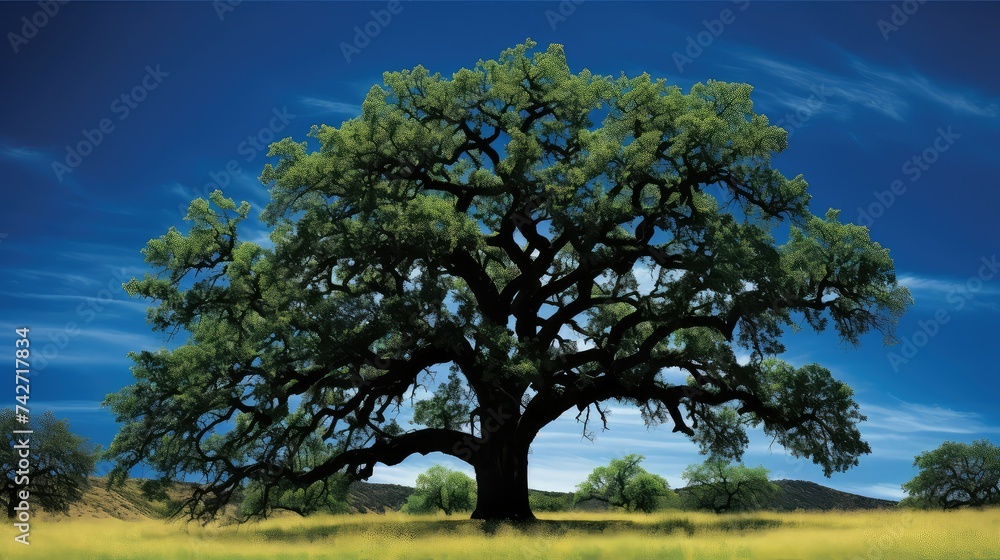 Fototapeta premium forest black oak tree