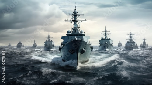 fleet navy ships photo