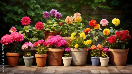 plants flower pots