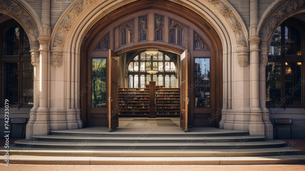 study library entrance