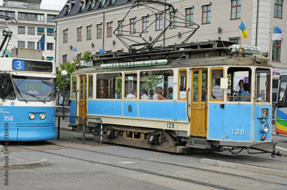 Sweden, tramway in the city of Goteborg