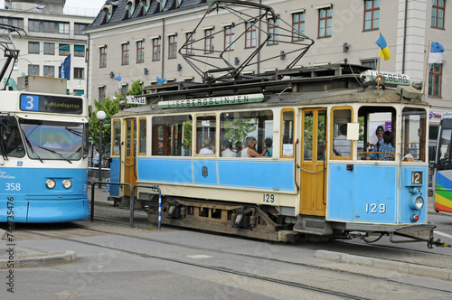 Sweden, tramway in the city of Goteborg © PackShot