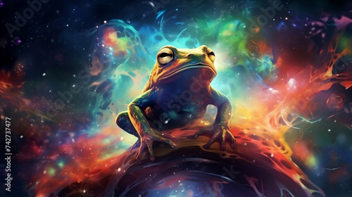 Cosmic frog photo