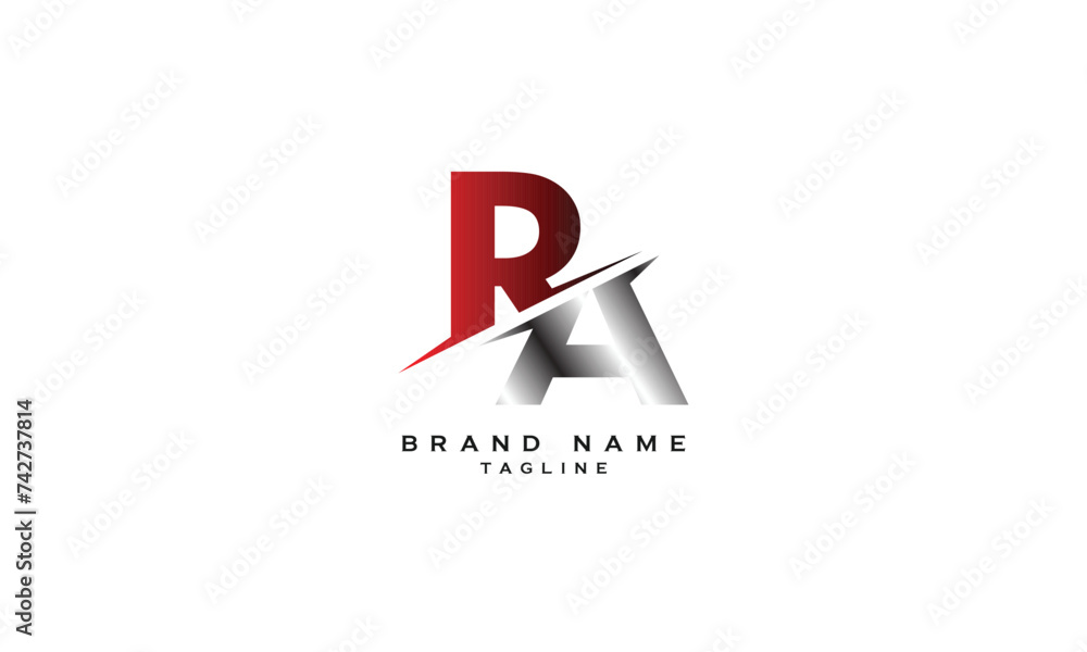 RA, AR, Abstract initial monogram letter alphabet logo design RA, AR, Abstract initial monogram letter alphabet logo design