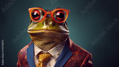 Stylish Toad illustration.