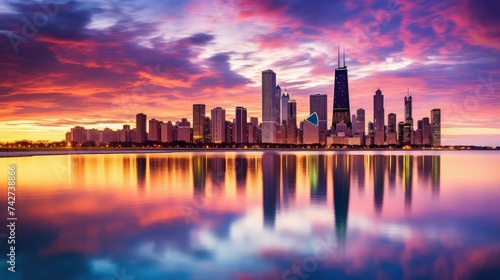 skyline chicago lakefront © PikePicture