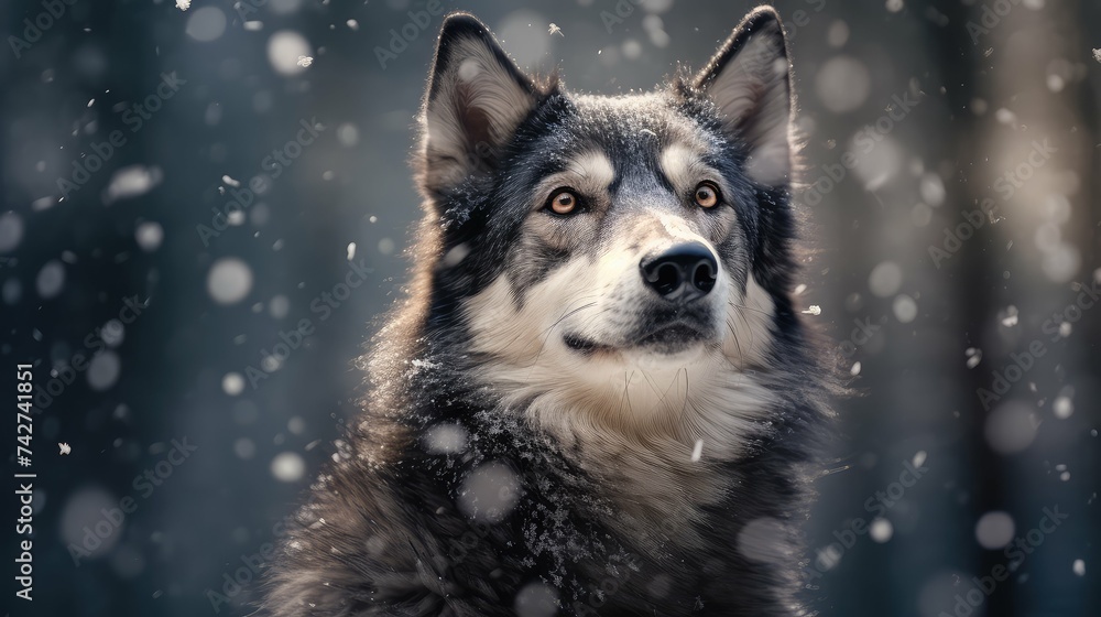 fluffy snowflakes dog fluffy snowflakes dog