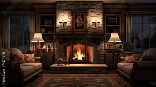 warmth family room fireplace