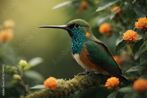 colorful hummingbird