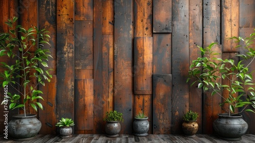 Room bamboo fence