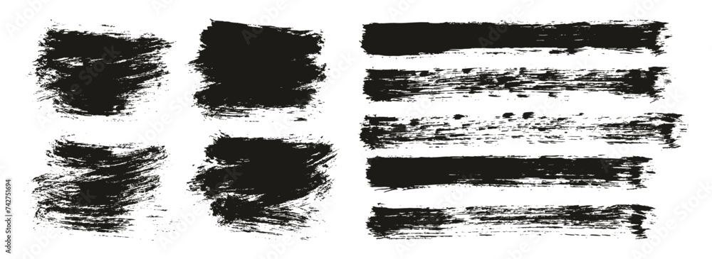 Hand Drawn Round Brush Thin Short Background & Straight Lines Mix Artist Brush High Detail Abstract Vector Background Mix Set Hand Drawn Round Brush Thin Short Background & Straight Lines Mix Artist Brush High Detail Abstract Vector Background Mix Set