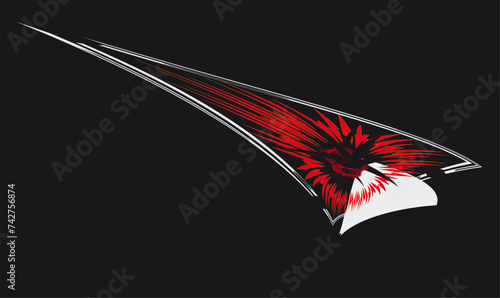 Contemporary vector art.  Abstract composition, minimalist style. Abstract drawing, cover, sticker, print, logo