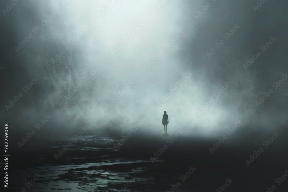 Abstract afterlife minimal background Generative Ai Abstract afterlife minimal background Generative Ai