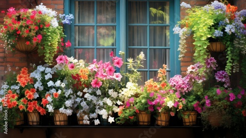 garden window flowers © PikePicture