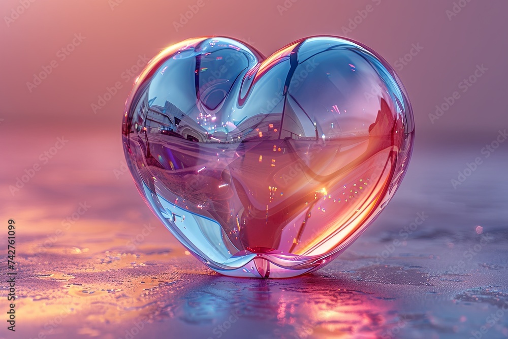 a set of pink and blue shiny heart patterns, in the style of photorealistic still life, vray tracing, light silver and sky-blue. generative AI. a set of pink and blue shiny heart patterns, in the style of photorealistic still life, vray tracing, light silver and sky-blue. generative AI.