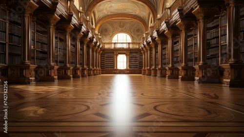 research library floor