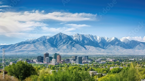 outdoors salt lake city mountains © PikePicture