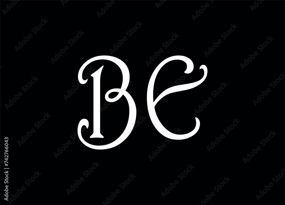 BE letter logo design and monogram logo design BE letter logo design and monogram logo design