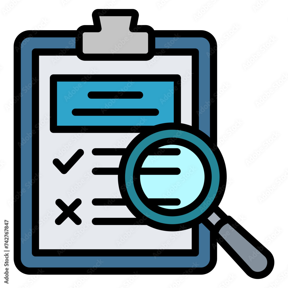 Investigation Icon Element For Design Investigation Icon Element For Design