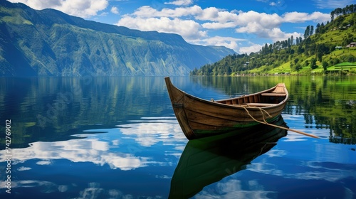 Fototapeta Naklejka Na Ścianę i Meble -  island lake toba