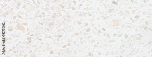 Flooring texture polished stone pattern old surface background. Quartz surface white for bathroom or kitchen countertop. terrazzo flooring texture polished stone pattern old surface marble.