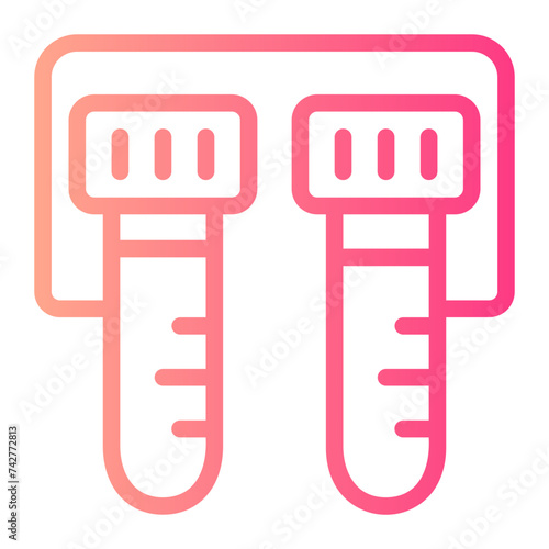 test tube gradient icon