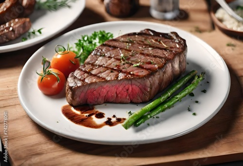 beef steak with vegetables