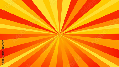 bright orange and yellow sunburst background