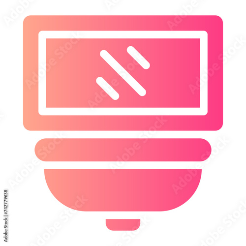 washbasin gradient icon