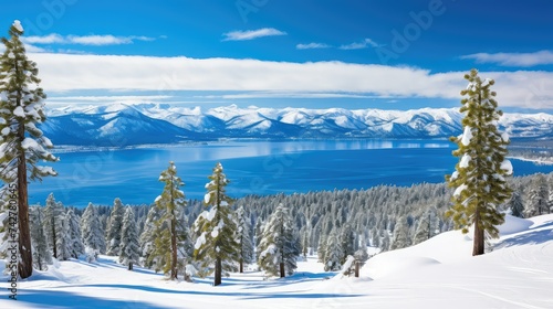 slopes lake tahoe skiing