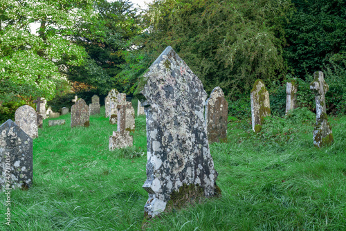 Graveyard of ancient St John’s in the Vale church