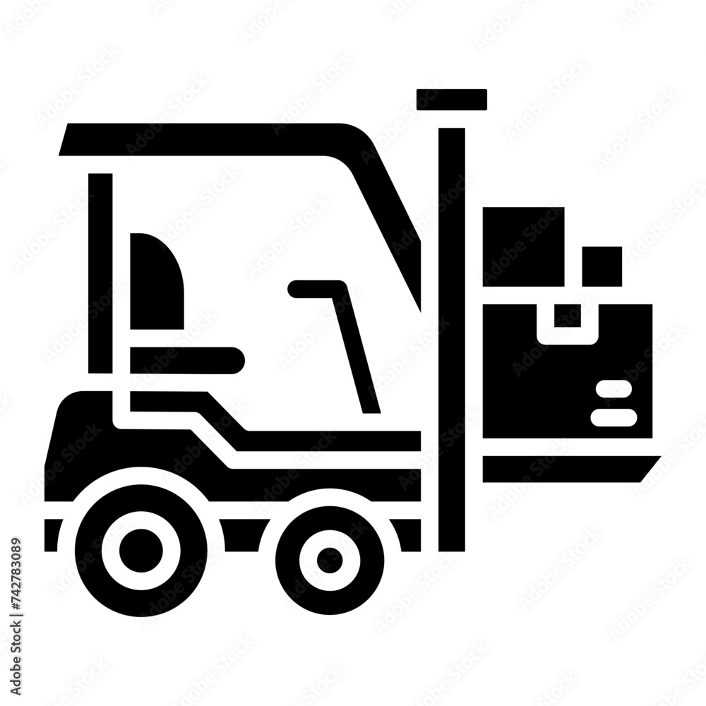 Forklift Icon Element For Design Forklift Icon Element For Design