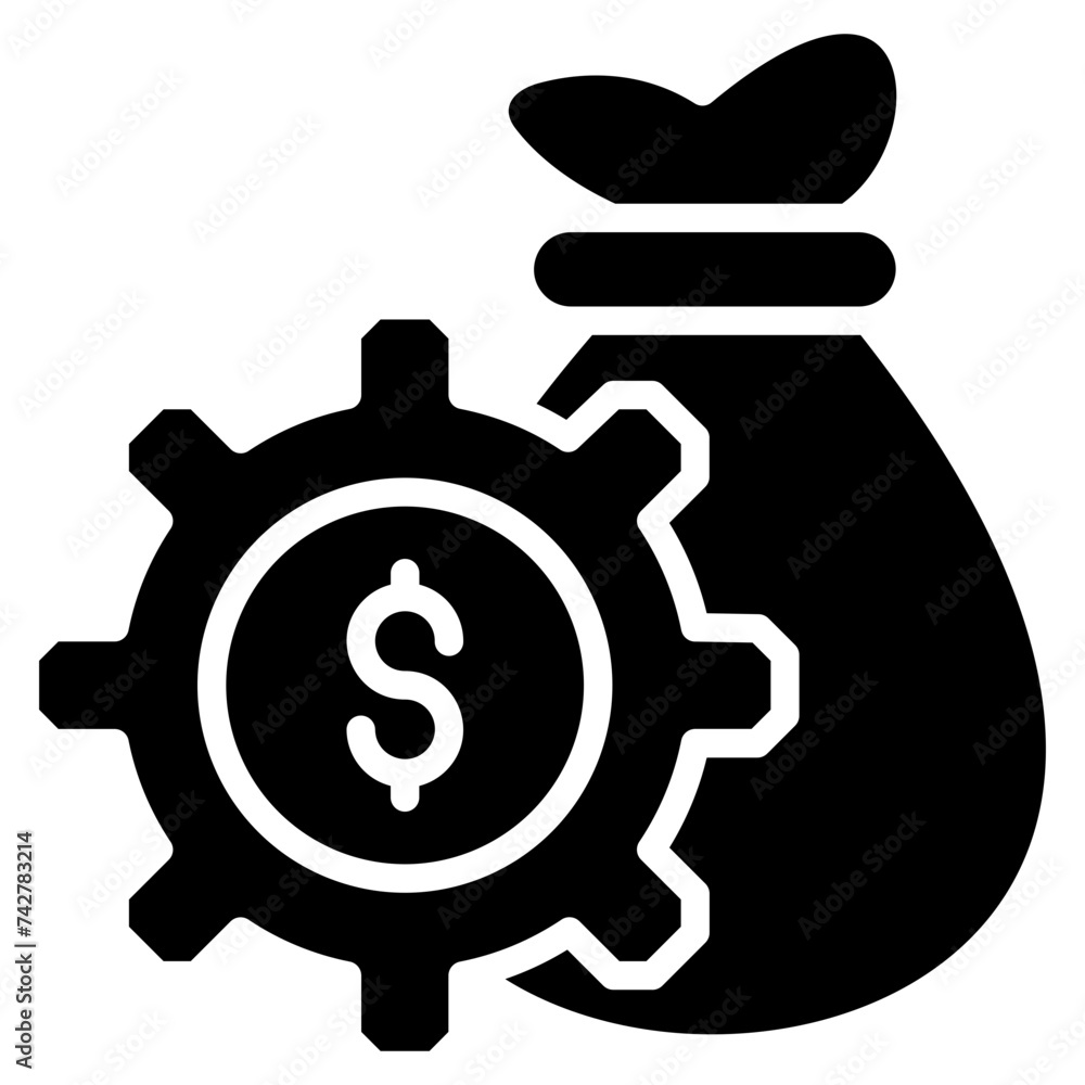 Financial Management Icon Element For Design Financial Management Icon Element For Design