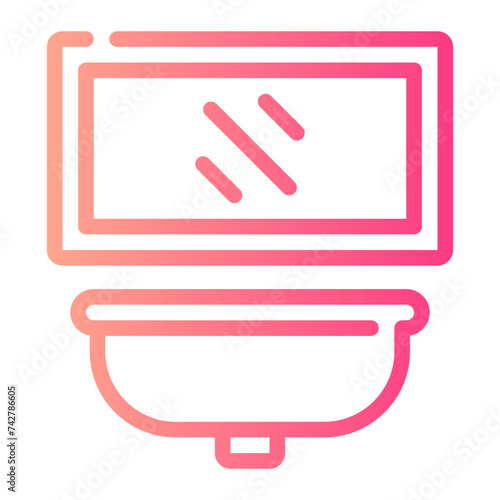 washbasin gradient icon