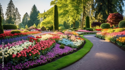design landscape flower beds © PikePicture