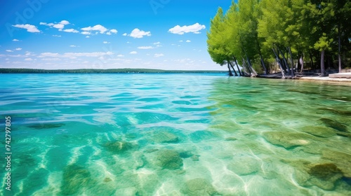 Fototapeta Naklejka Na Ścianę i Meble -  water torch lake