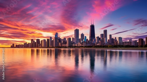 city chicago lakefront © PikePicture