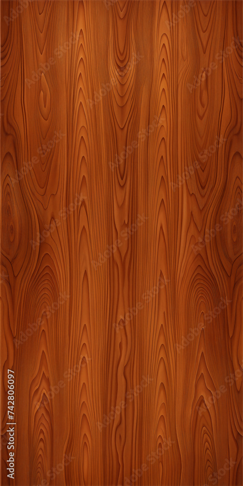 Natural Wooden Texture Background with Brown Grain Pattern on Wall and Floor Panel Design