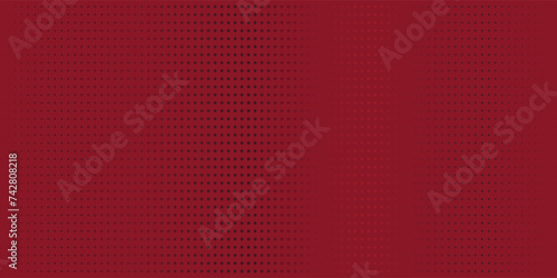 Abstract modern halftone dots background in red color presentation poster