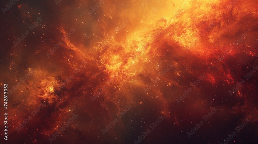 Intense Flames and Swirling Smoke Against a Dark Background Captured in High Definition