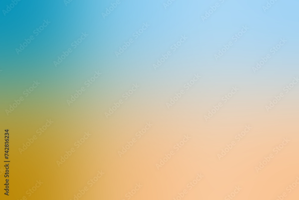 Fundo abstrato do vetor da cor da azul e laranja. Fundo gradiente delicado laranja fresco claro e azul. Manchas lisas rosa pastel. Fundo de tela apresentação banner proteção de tela 