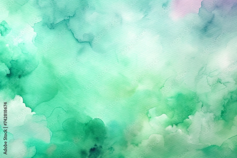 pastel smoky green watercolor texture background
