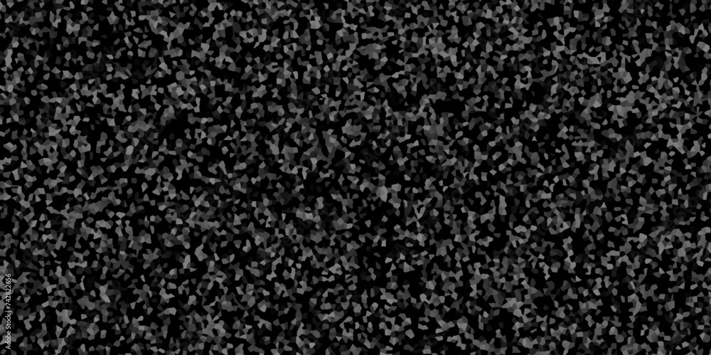 Fototapeta premium Abstract block and white alpha Glitter Explosion on Black. Gray marble, matt surface, granite, ivory texture. Snow Vector Elements. Illustration. with small and big stars. Pattern for wrapping gifts.