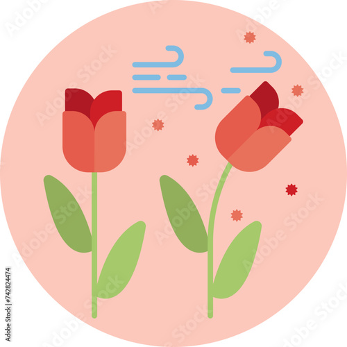 Pollen Vector Icon: Perfect for environmental and allergy-related projects, this icon brings a touch of realism to your designs.