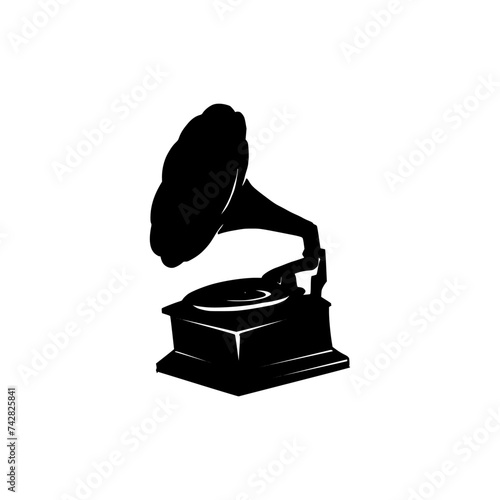 Gramofon icon Concept Stock Illustration