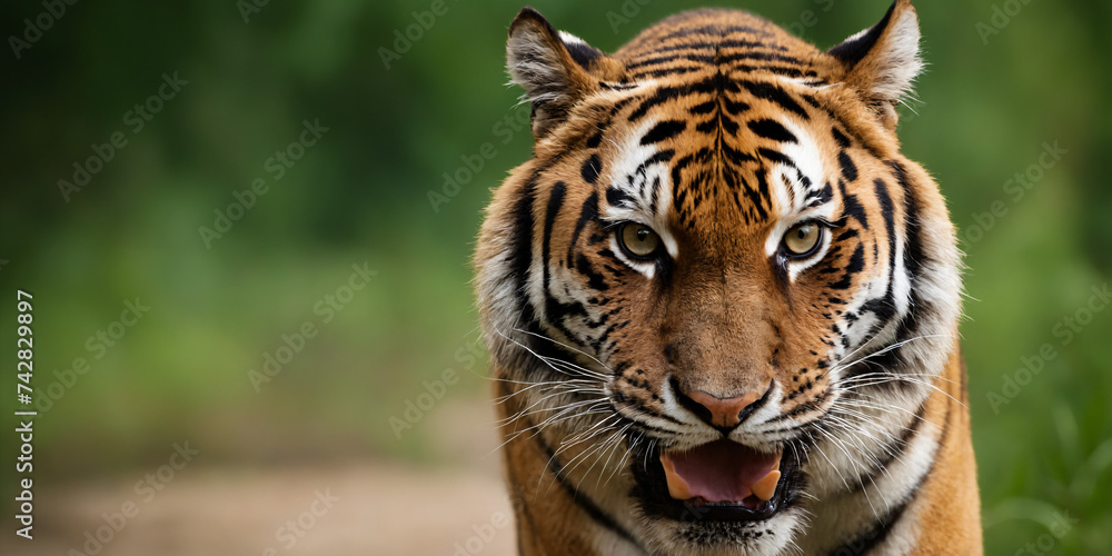 Obraz premium Tiger in close-up shot
